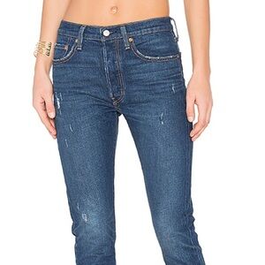 NWT Levi’s: 24x28 Ripped Blue Skinny Jeans